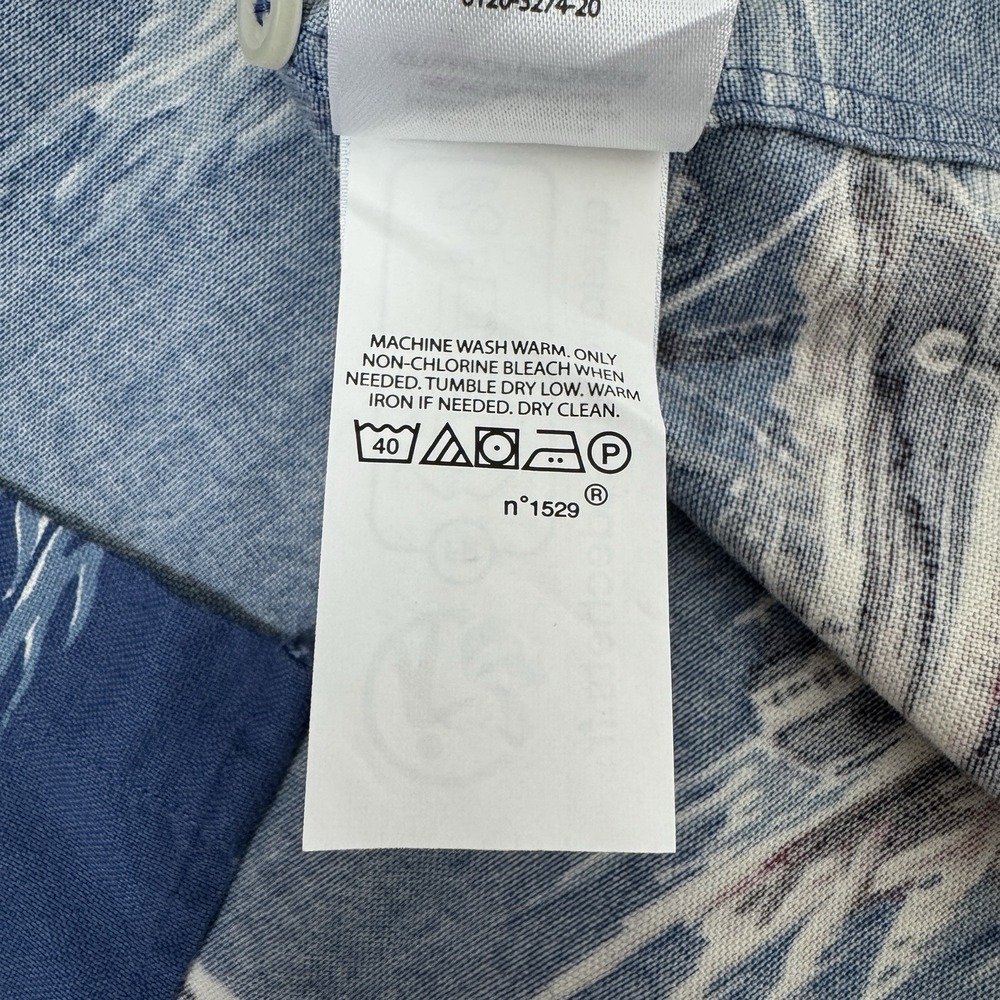 Polo Ralph Lauren Shirt Mens S Blue Sailing All Over Print‎ Button Down Oxford - Picture 14 of 16